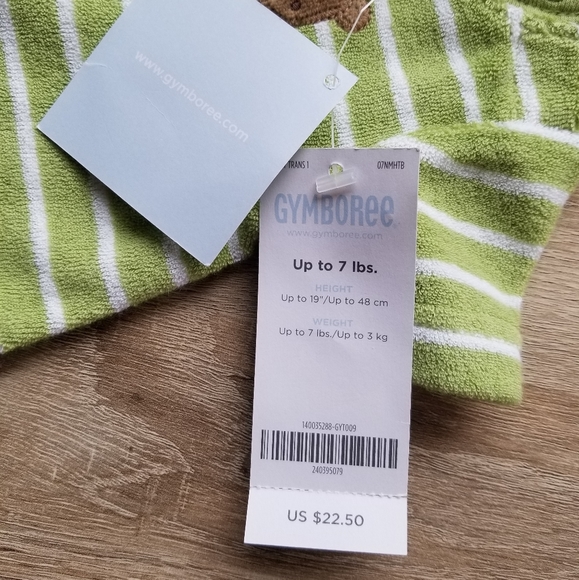 2007 nwt Gymboree up to 7lbs terry romper - Picture 8 of 11